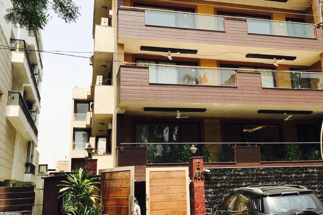 Greenleaf Apartment And Suites, Kalkaji Új-Delhi Kültér fotó
